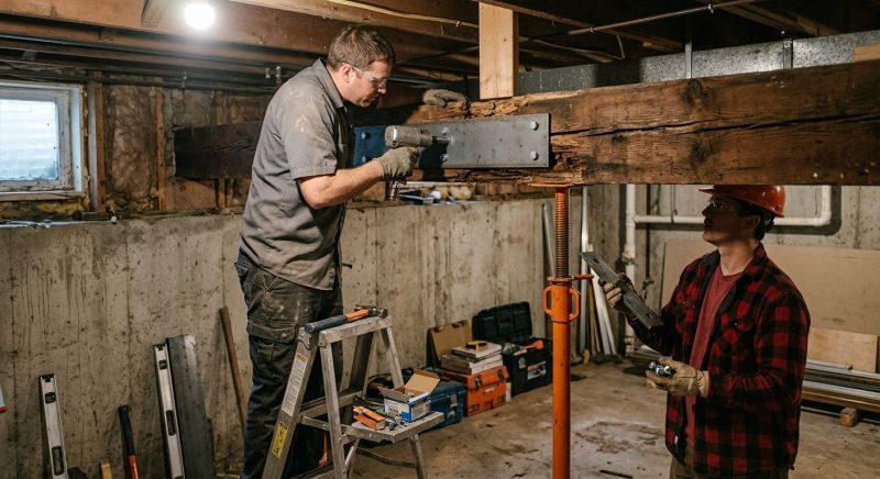 Basement Joist Repair in Conroe, TX