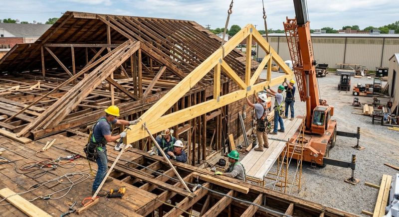 Broken Truss Repair in Kansas City, KS
